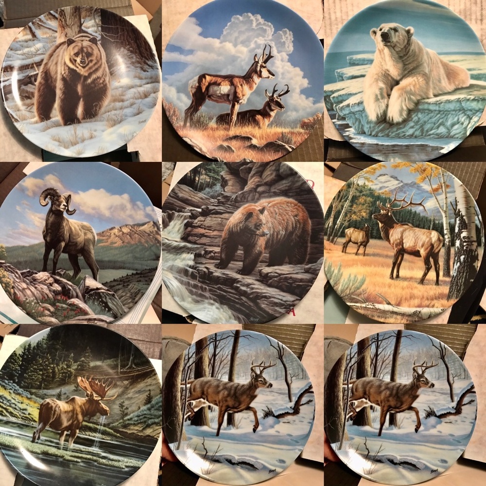 Paul Krapf porcelain collectors plates